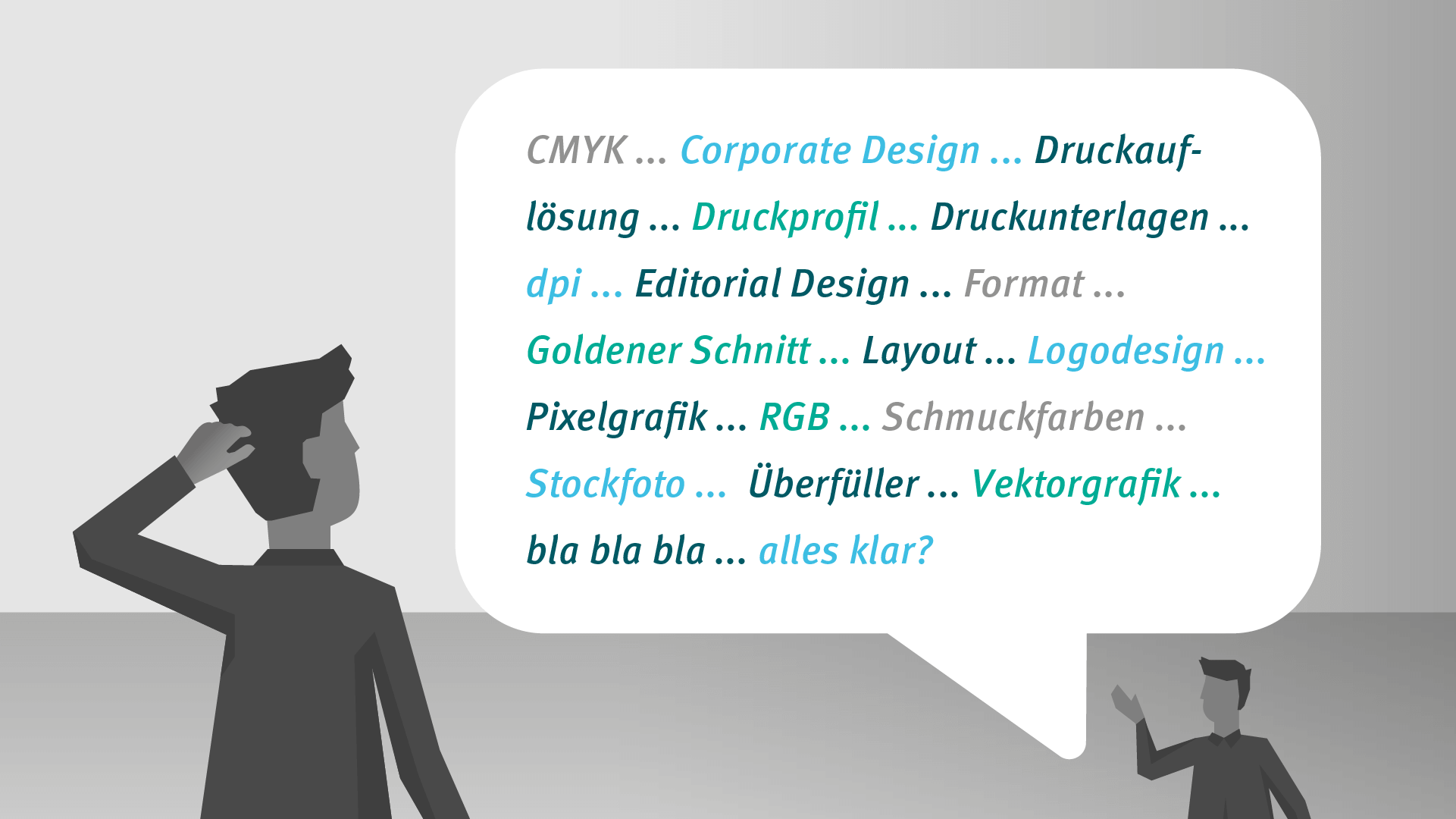 Fachbegriffe zu Grafikdesign und Druck